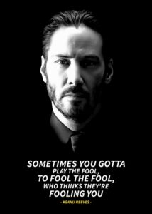 Quote graphics of Keanu Reeves